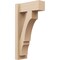 Ekena Millwork 6-in W x 14-in D x 26-in H Balboa Block Rough Cedar Woodgrain TimberThane Outlooker, Primed Tan OUTUR060X14X26BOA44RCPR - alternate 1